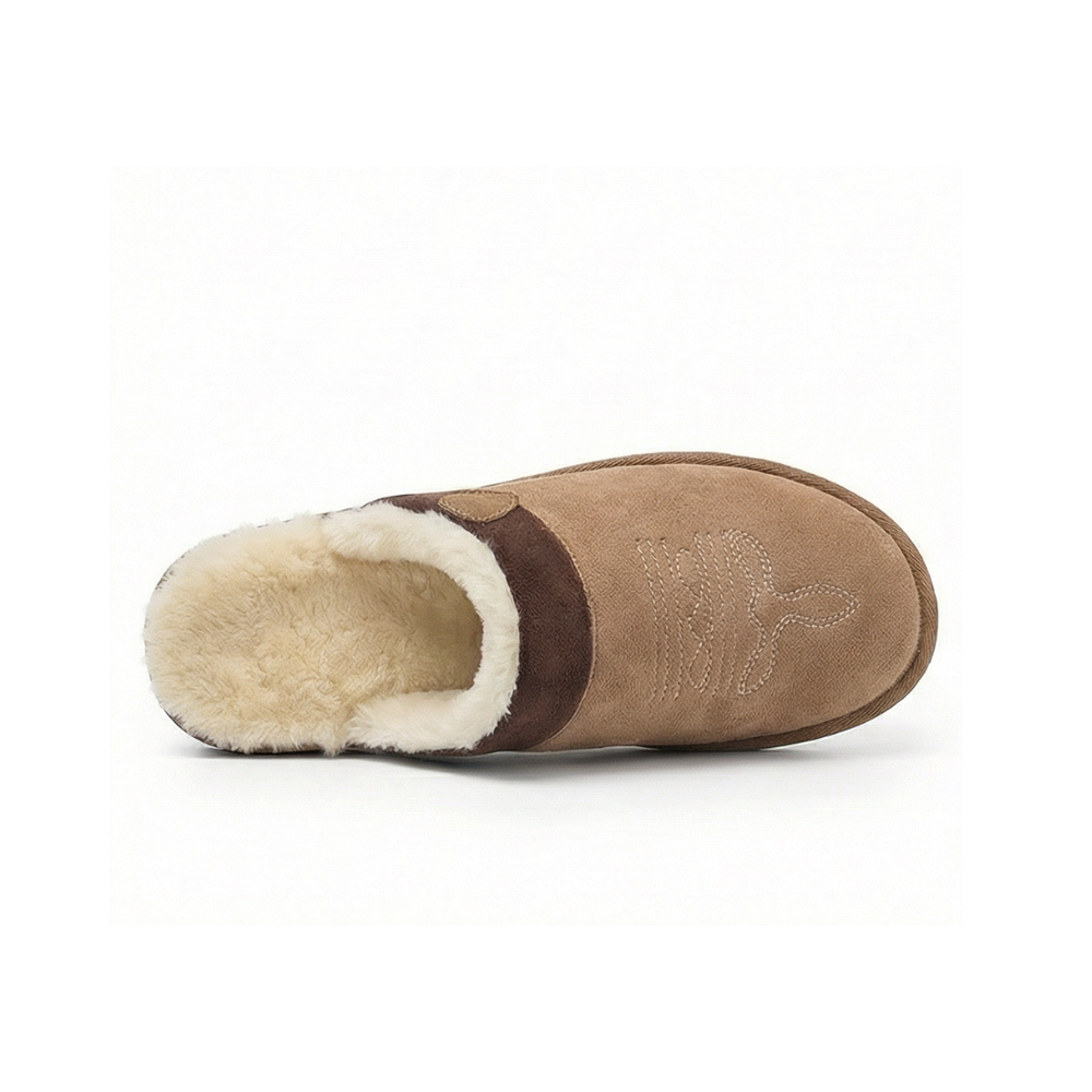 Cowboy Slippers - Pantoufles style détente à semelle épaisse