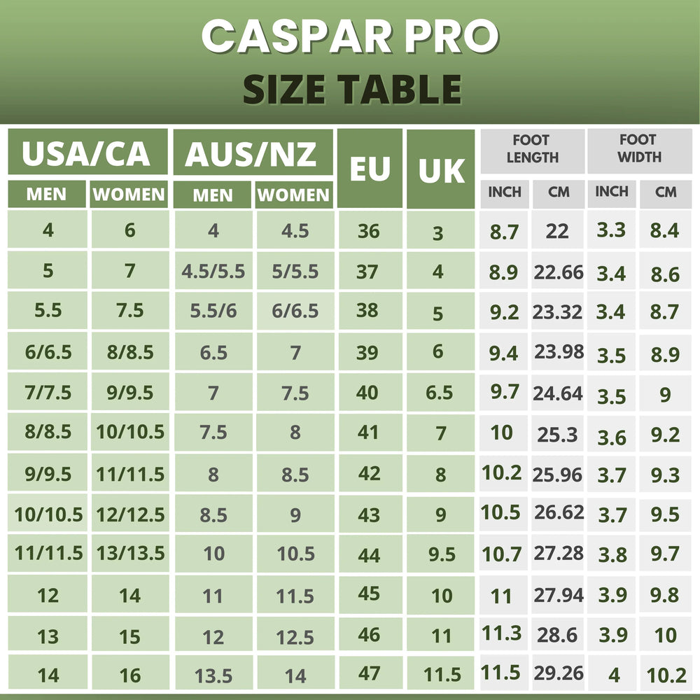 Caspar Pro - Chaussures barefoot imperméables antidérapantes