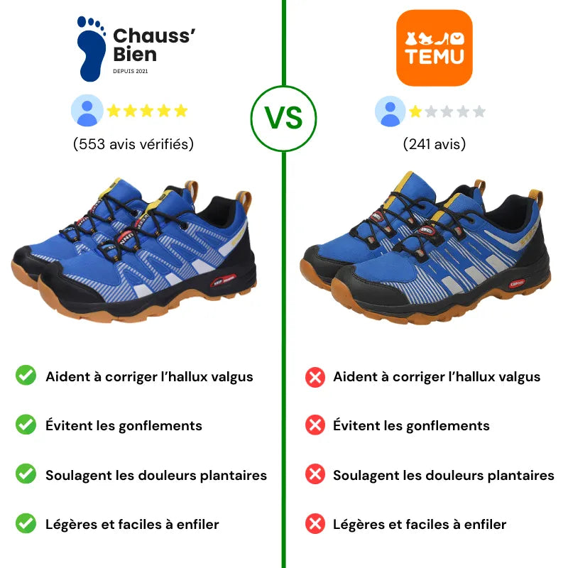 OrthoTrailPro™ - Chaussures tout-terrain orthopédiques