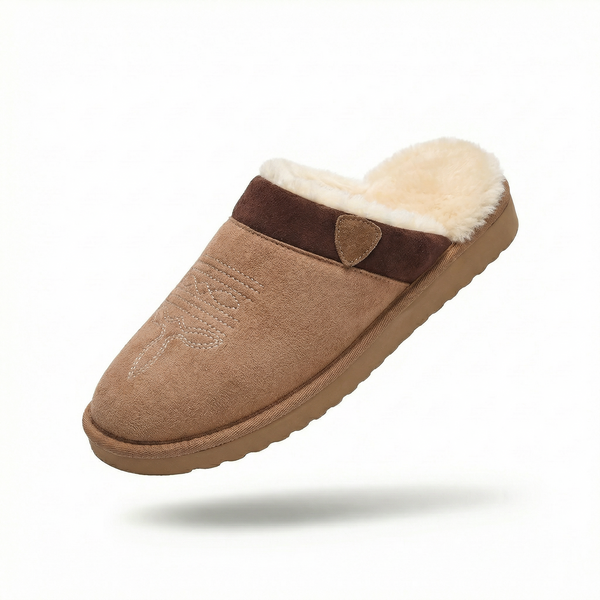 Cowboy Slippers - Pantoufles style détente à semelle épaisse