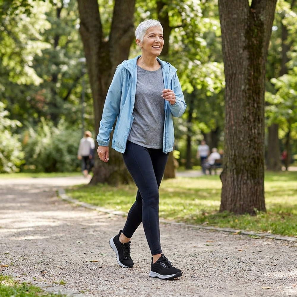LibreStep™ — Souliers de Marche Orthopédiques Mains Libres · Zéro Main. Zéro Douleur.