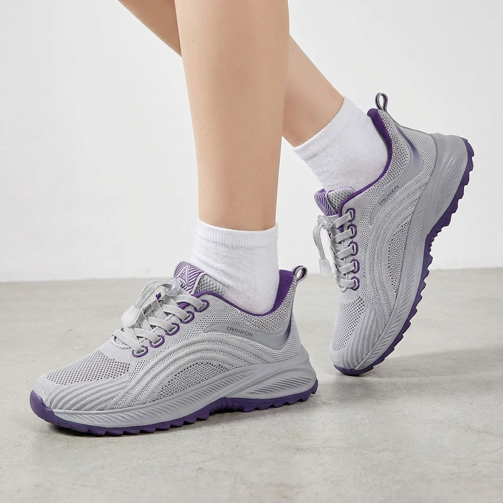 EasyStep™ — Espadrilles Orthopédiques Mains Libres · Enfile. Marche. Sans Douleur.