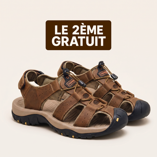 TrailGrip™ — Sandale de Marche Orthopédique · Fini les Douleurs en Randonnée