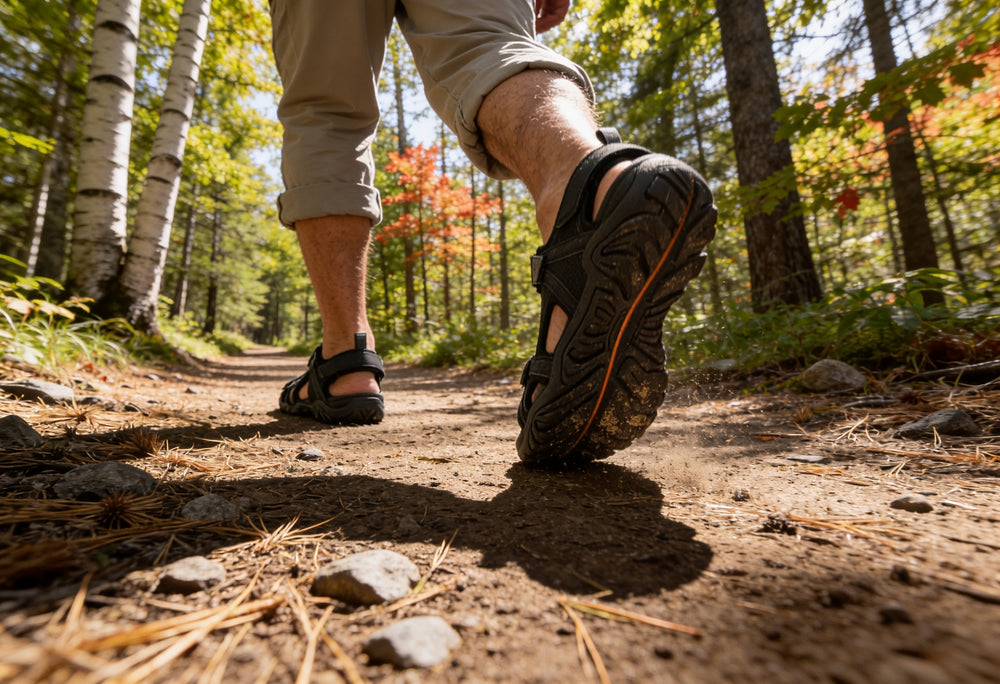AquaStep sur sentier des Laurentides